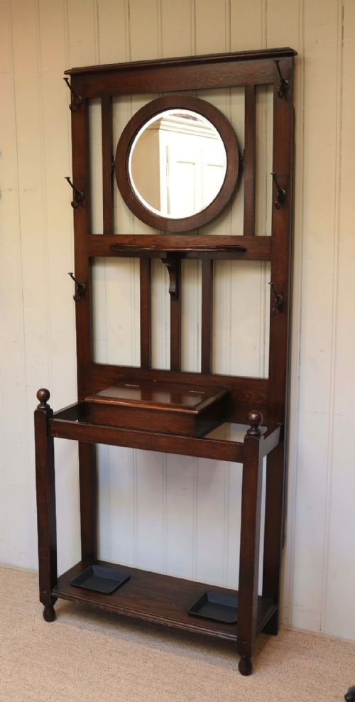fig 1. 1920s Oak Hall Stand