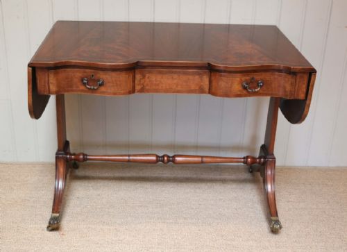 Mahogany Drop Leaf Sofa Table