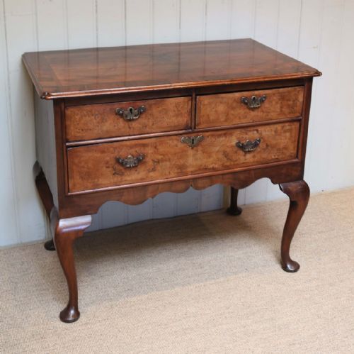 fig 1. George II Walnut Lowboy 