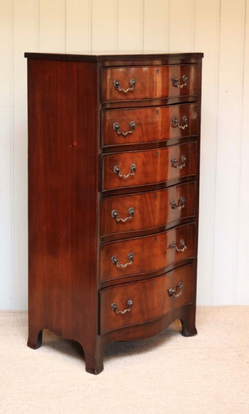 Tall Mahogant Chest of Drawers