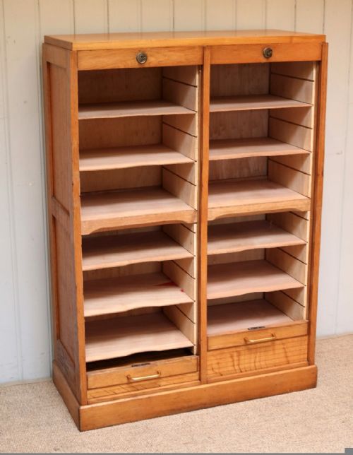 fig 1. Double Tambour Front Filing Cabinet