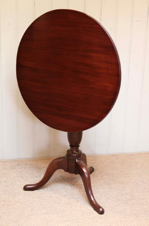 fig 1. 19th Century Mahogany Tilt Top Table