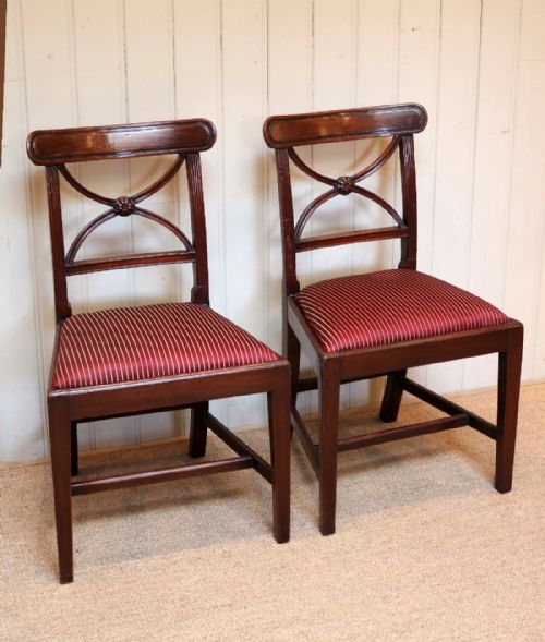 Pair of Regency Mahogany Chairs