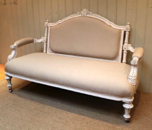 fig 1. Late Victorian Louis XV Style Sofa
