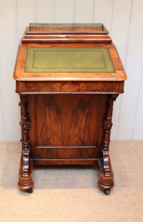 fig 1. Victorian Walnut Davenport