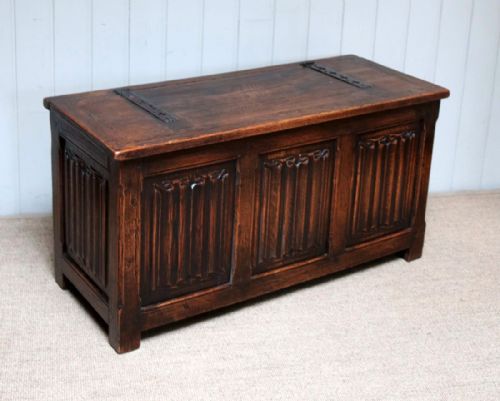 fig 1. Solid Oak Coffer