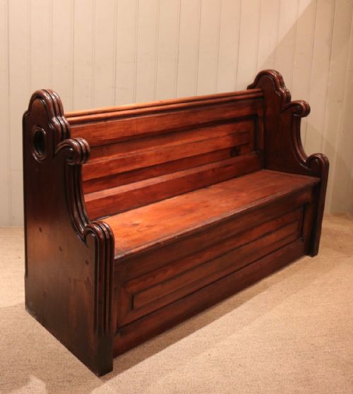 Pitch Pine Box Pew