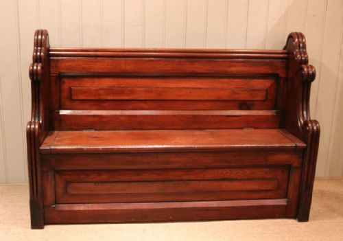 fig 1. Pitch Pine Box Pew