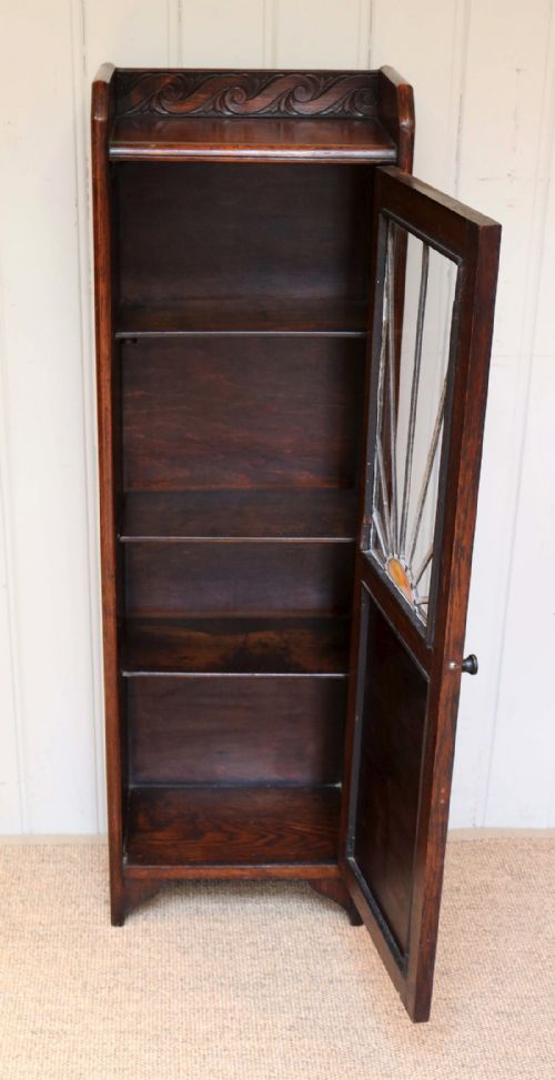 fig 1. Small Proportioned Oak Art Deco Bookcase