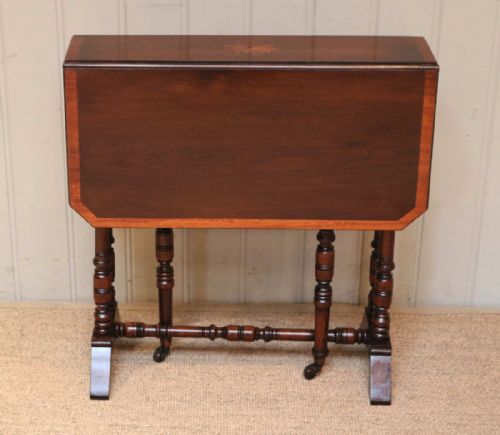 Mahogany Inlaid Sutherland Table