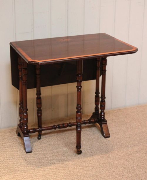 fig 1. Mahogany Inlaid Sutherland Table