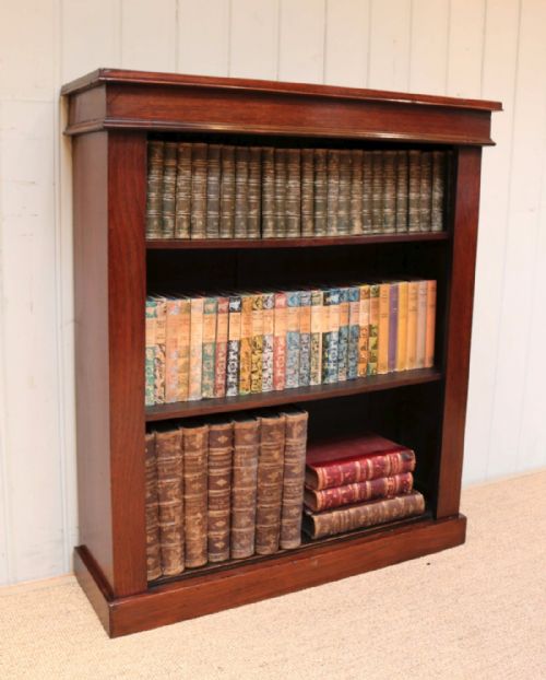Walnut Open Bookcase