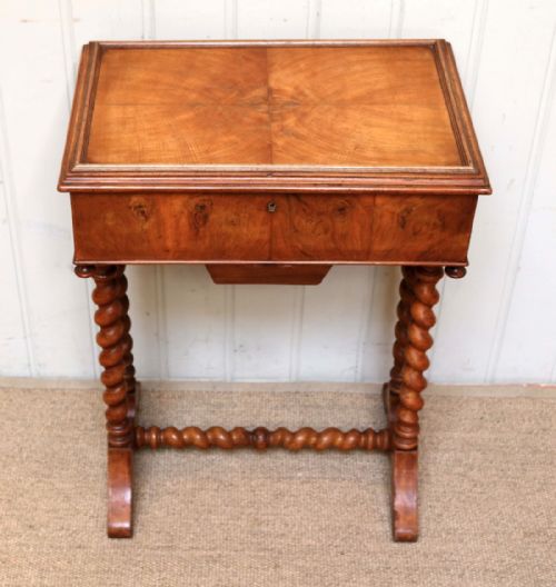 French Walnut Workbox