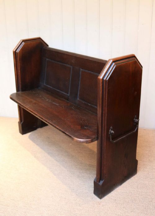 fig 1. Oak Church Pew