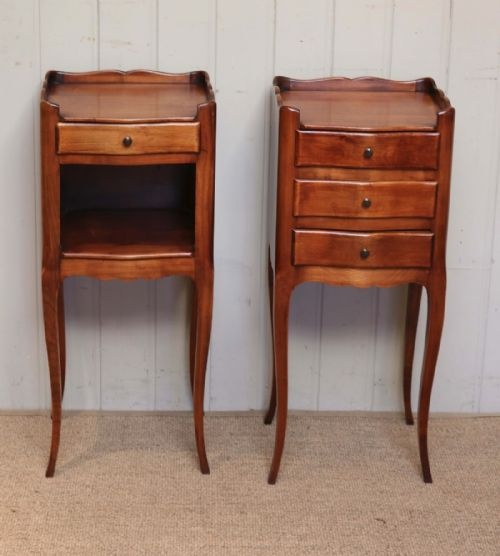 Pair of Cherrywood Bedside Cabinets