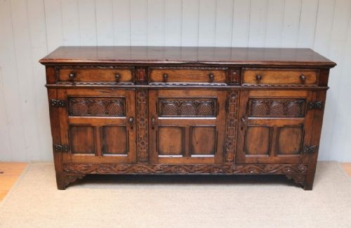 Substantial Solid Oak Sideboard