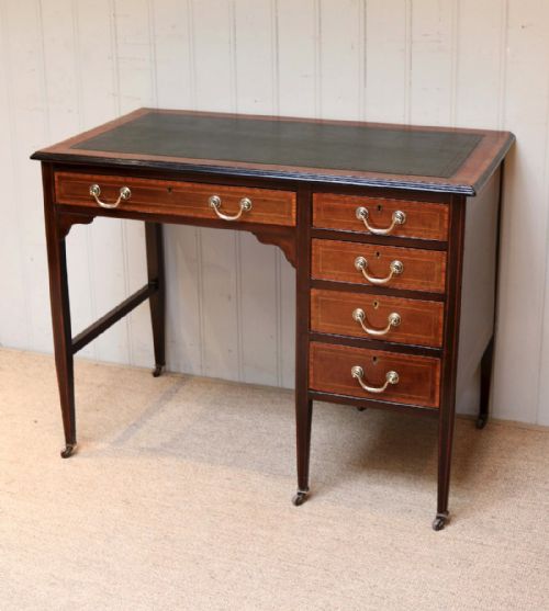 fig 1. Edwardian Mahogany Writing Desk 