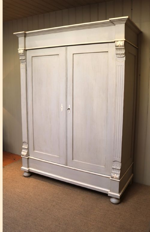 fig 1. Late 19th Century Painted Wardrobe 