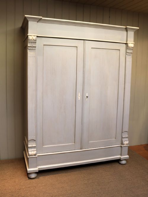 fig 2. Late 19th Century Painted Wardrobe 