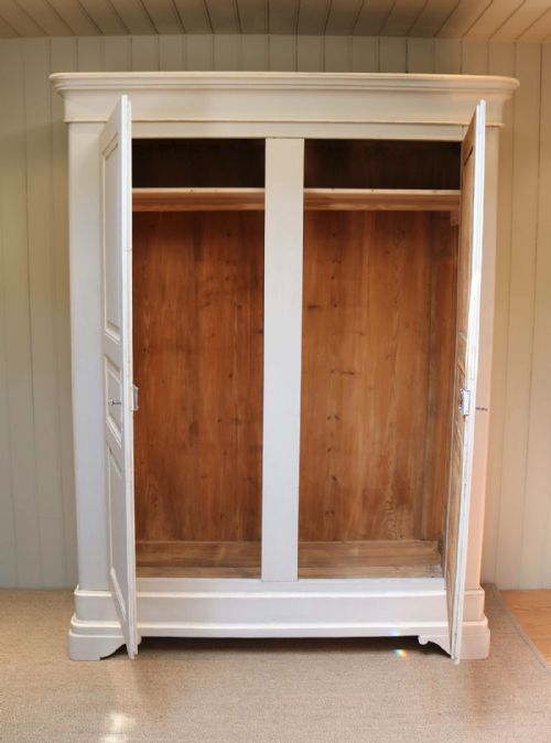 fig 2. Large Painted Continental Painted Wardrobe