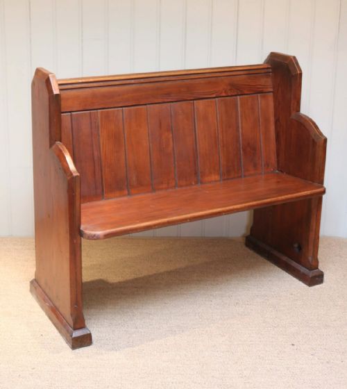 Pitch Pine Church Pew