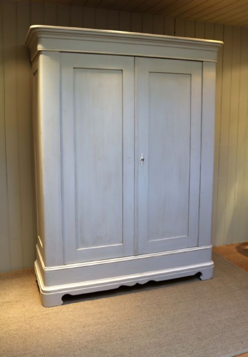 Late 19th Century Two Door Painted Wardrobe