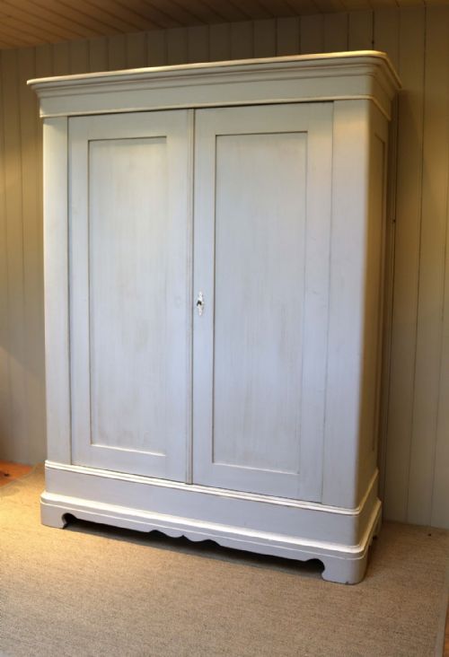 fig 2. Late 19th Century Two Door Painted Wardrobe