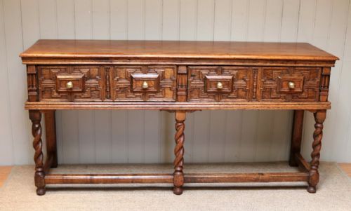 Solid Oak Dresser Base