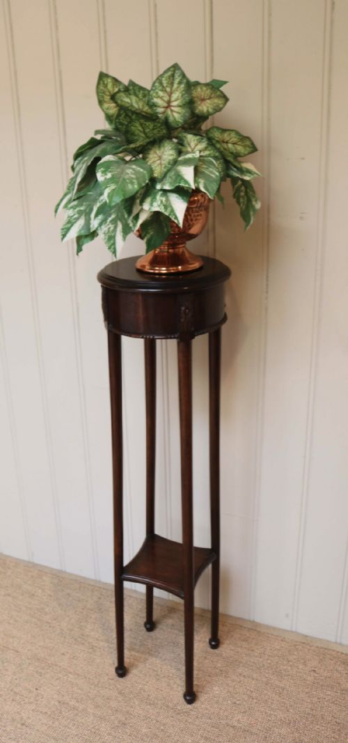 Mahogany Plant Stand