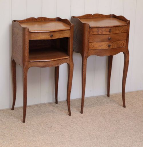 Pair of Oak Bedside Cabinets