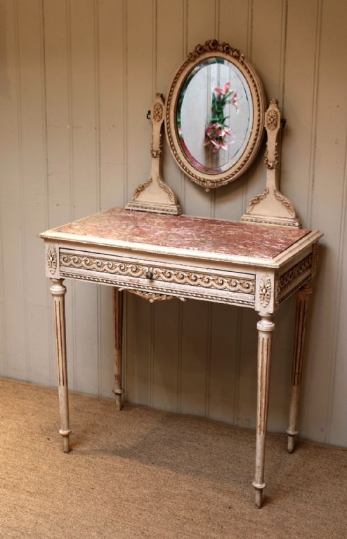 fig 1. French Original Painted Dressing Table