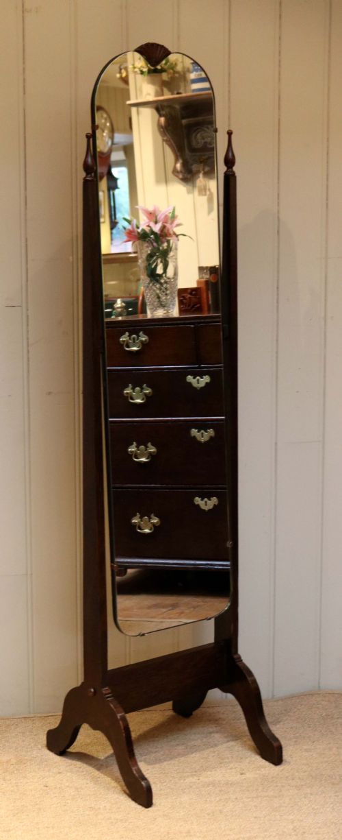 1920s Cheval Mirror