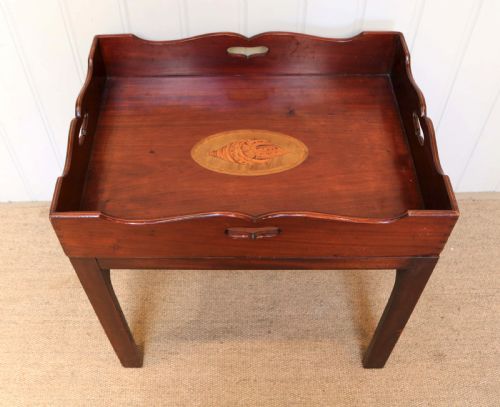 Victorian Mahogany Tray on Stand