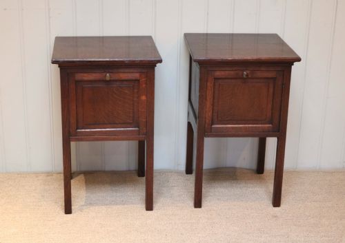 Pair of French Oak Pot Cupboards