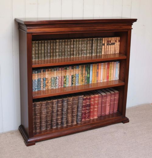 Mahogany Open Bookcase