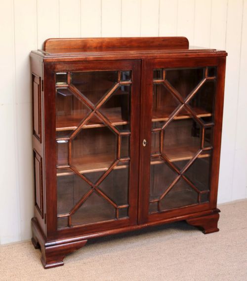 Mahogany Glazed Bookcase