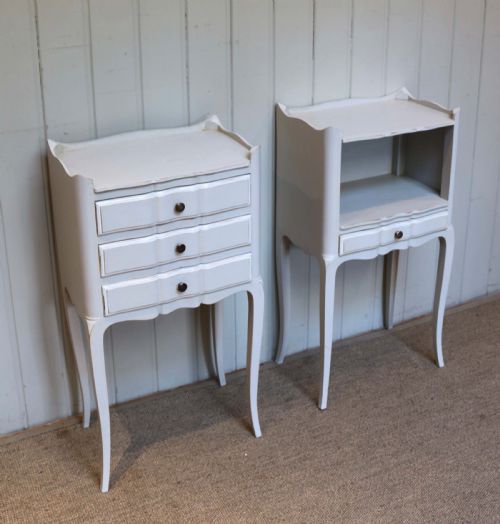 Pair of Painted Bedside Cabinets