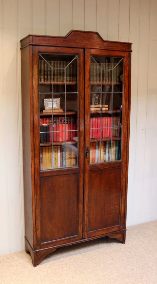 Oak Art Deco Cabinet Bookcase