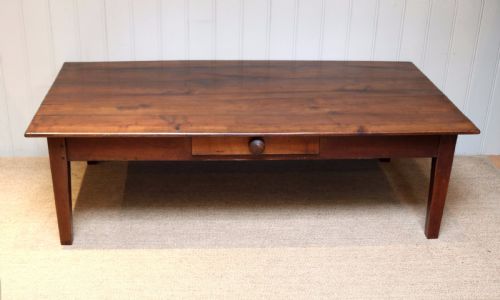 Low French Cherry Wood Table