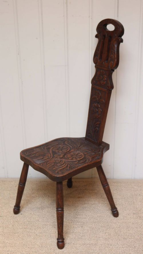 Welsh Oak Spinning Chair