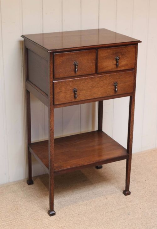 fig 1. Oak Side Cabinet