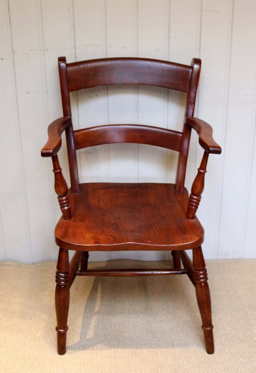 Beechwood and Elm Carver Chair