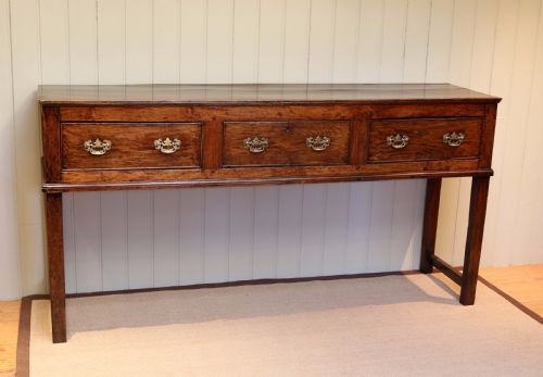 Mid Georgian Elm Dresser Base