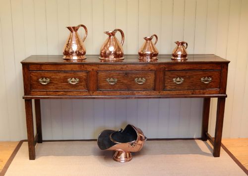 fig 1. Mid Georgian Elm Dresser Base