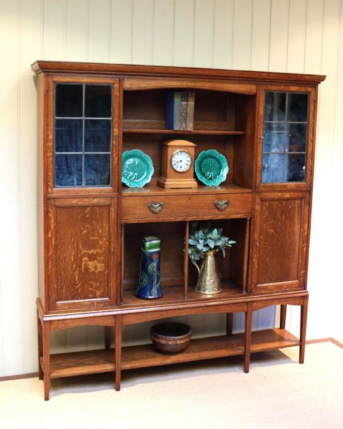 fig 1. Arts And Crafts Oak Cabinet