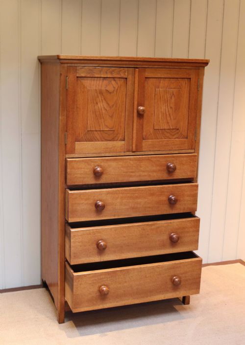 fig 1. Solid Oak Drawer Cabinet