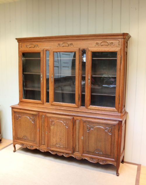 fig 1. French Oak Cabinet Bookcase