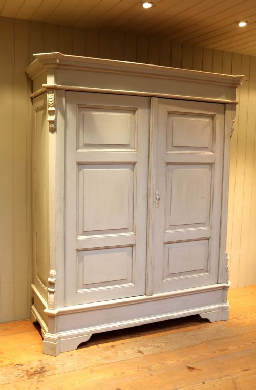 Late 19th Century Continental Painted Wardrobe