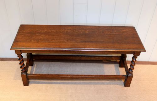 Low Oak Table