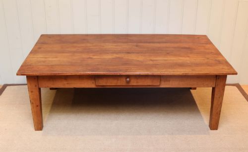 Low French Cherry Wood Table
